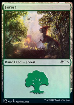 Forest (Dinosaurs) (575) [Secret Lair Drop Promos] | Anubis Games and Hobby