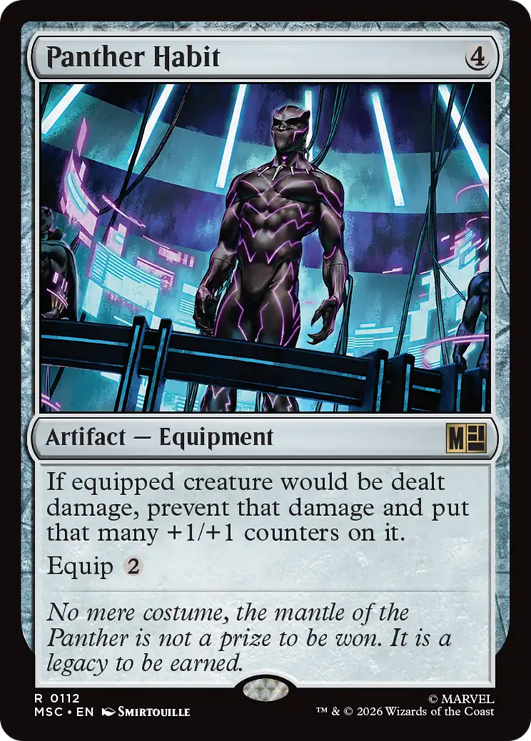 Panther Habit [Marvel Super Heroes Commander] | Anubis Games and Hobby