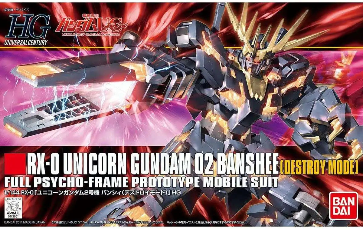 RX-0 Unicorn Gundam 02 Banshee HG | Anubis Games and Hobby