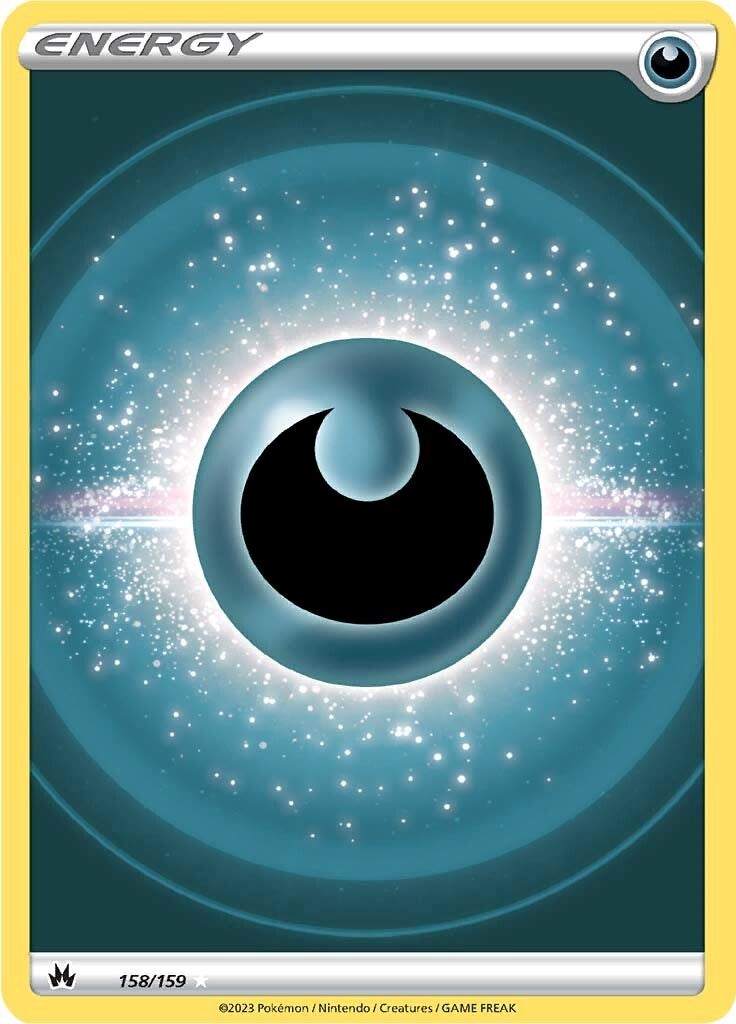 Darkness Energy (158/159) (Texture Full Art) [Sword & Shield: Crown Zenith] | Anubis Games and Hobby