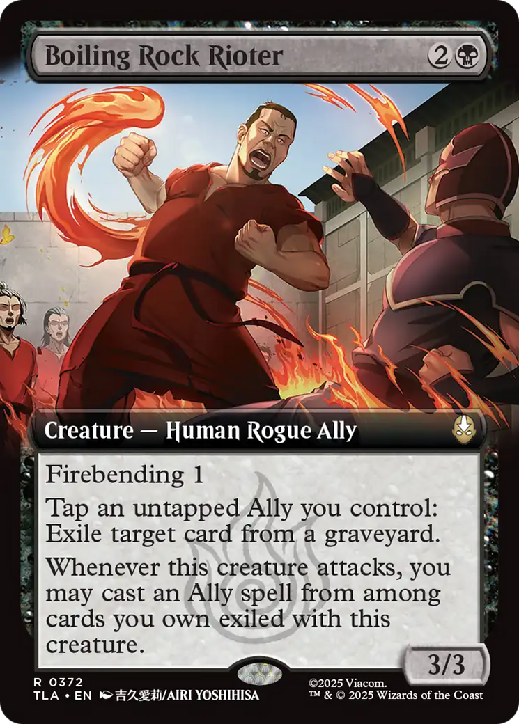 Boiling Rock Rioter (Extended Art) [Avatar: The Last Airbender] | Anubis Games and Hobby