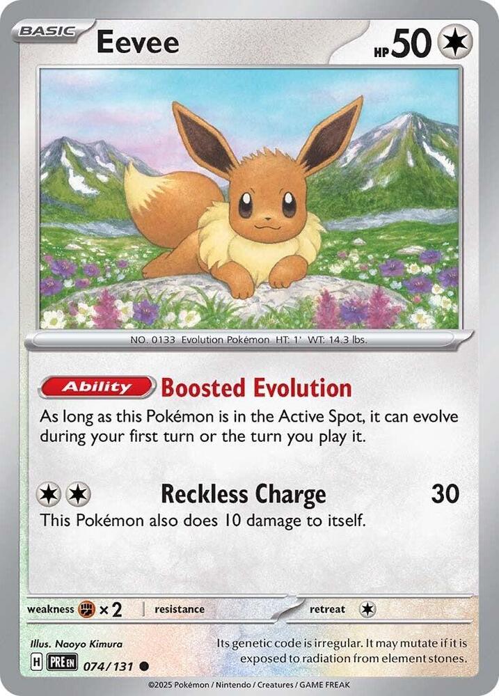 Eevee (074/131) [Scarlet & Violet: Prismatic Evolutions] | Anubis Games and Hobby