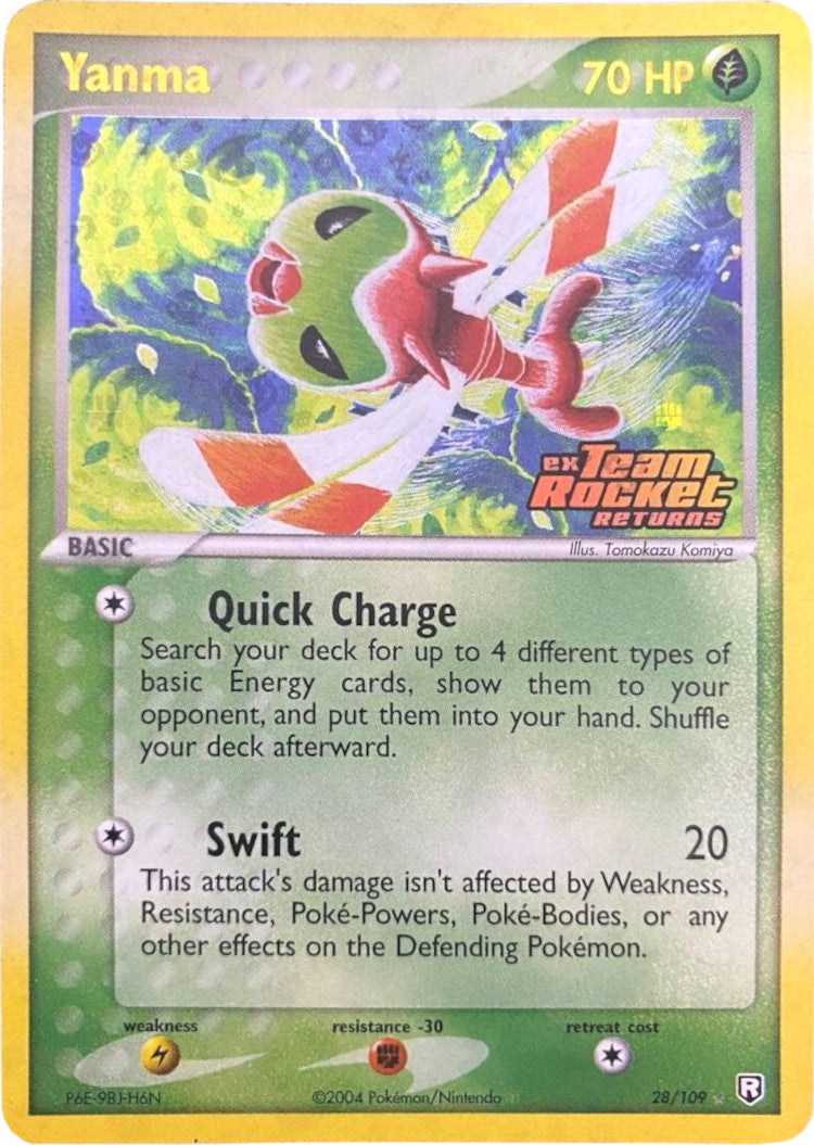 Yanma (28/109) (Stamped) [EX: Team Rocket Returns] | Anubis Games and Hobby