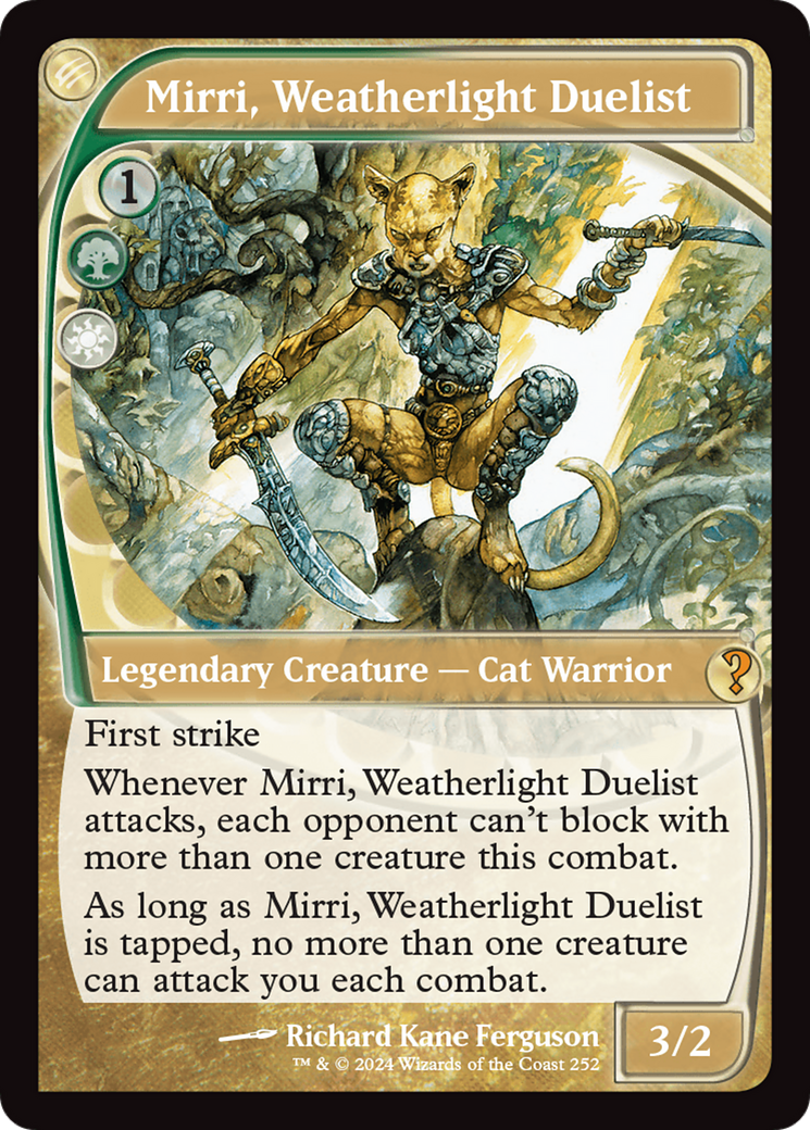 Mirri, Weatherlight Duelist (Future Sight) [Mystery Booster 2] | Anubis Games and Hobby