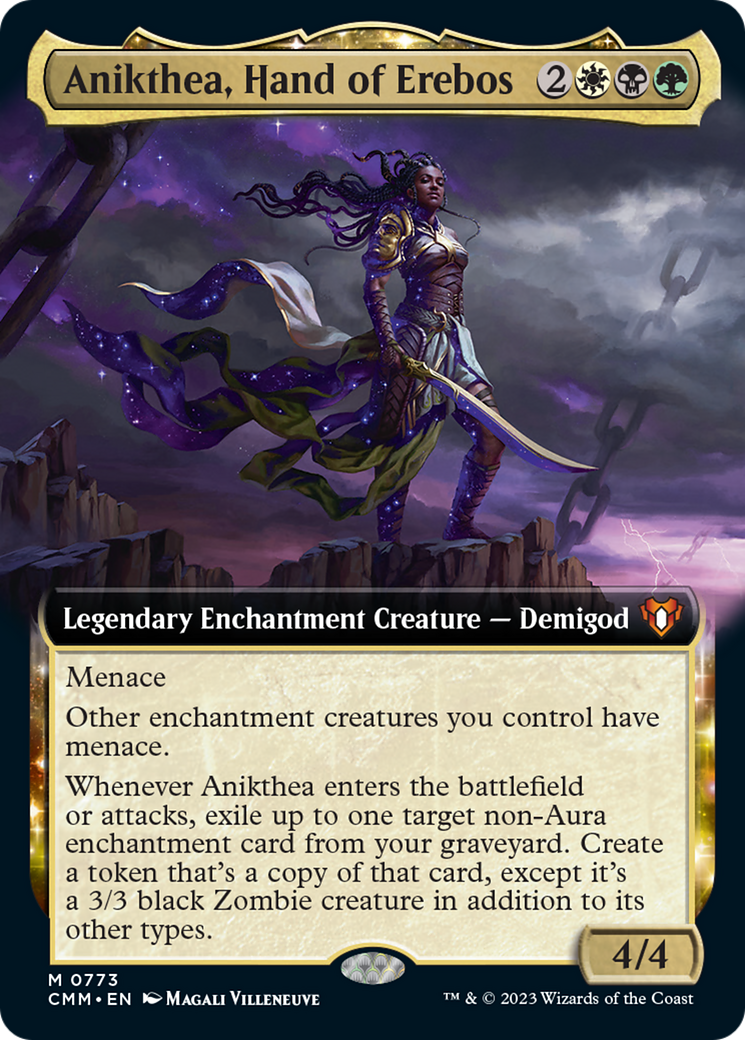 Anikthea, Hand of Erebos (Extended Art) [Commander Masters] | Anubis Games and Hobby