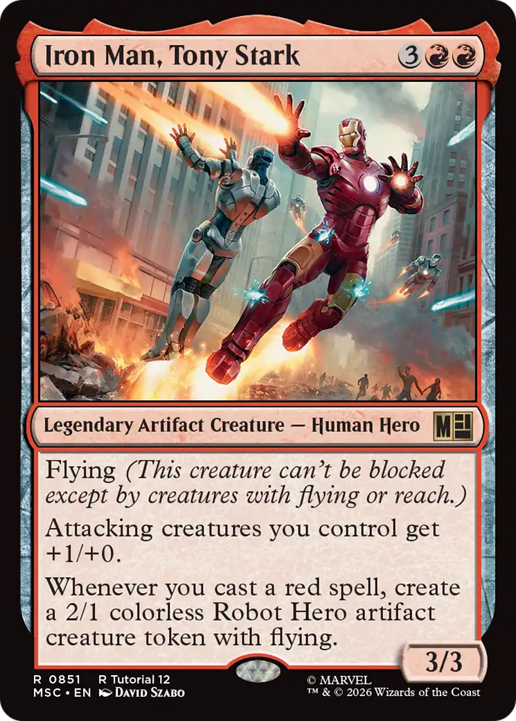 Iron Man, Tony Stark (0851) [Marvel Super Heroes Commander] | Anubis Games and Hobby