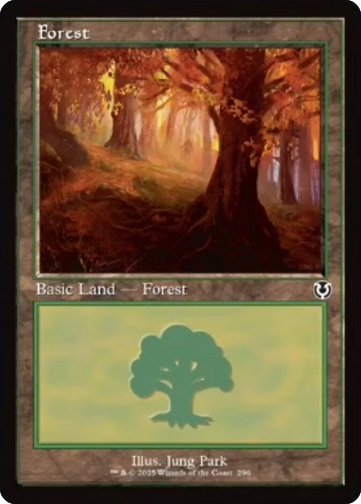 Forest (296) (Retro Frame) [Innistrad Remastered] | Anubis Games and Hobby