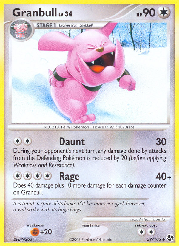 Granbull (39/106) [Diamond & Pearl: Great Encounters] | Anubis Games and Hobby