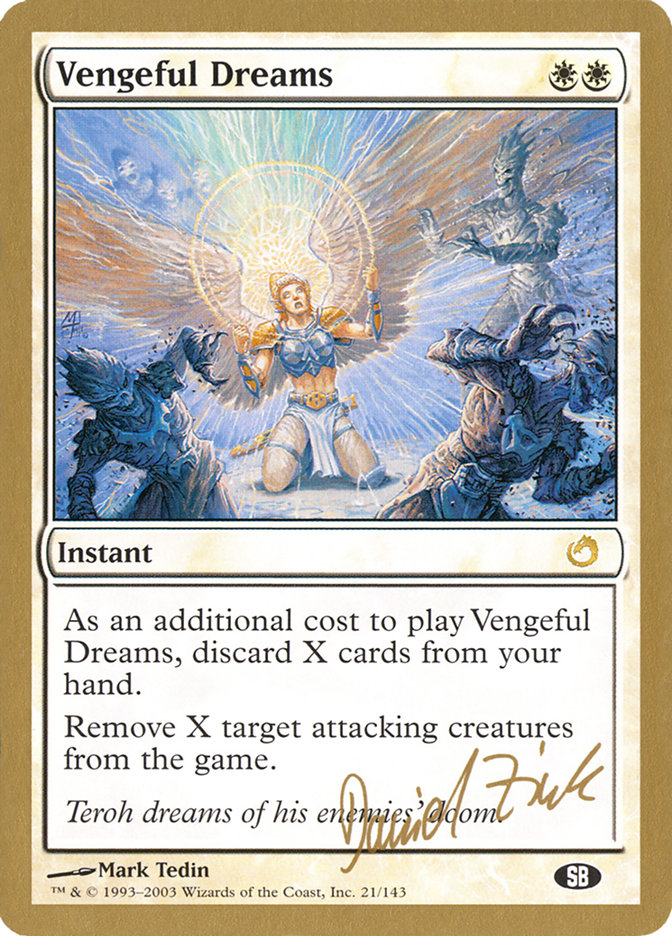 Vengeful Dreams (Daniel Zink) (SB) [World Championship Decks 2003] | Anubis Games and Hobby