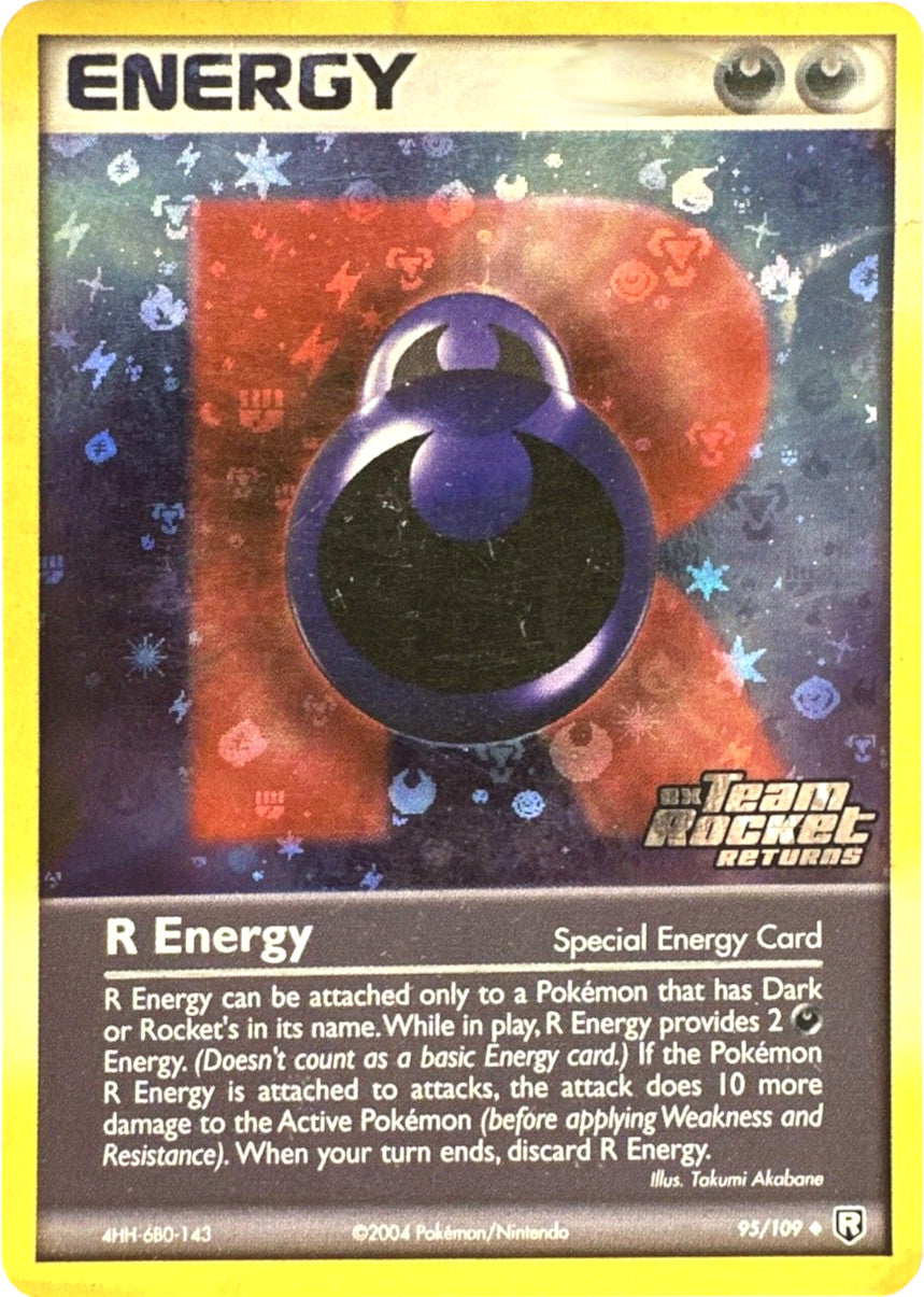 R Energy (95/109) (Stamped) [EX: Team Rocket Returns] | Anubis Games and Hobby