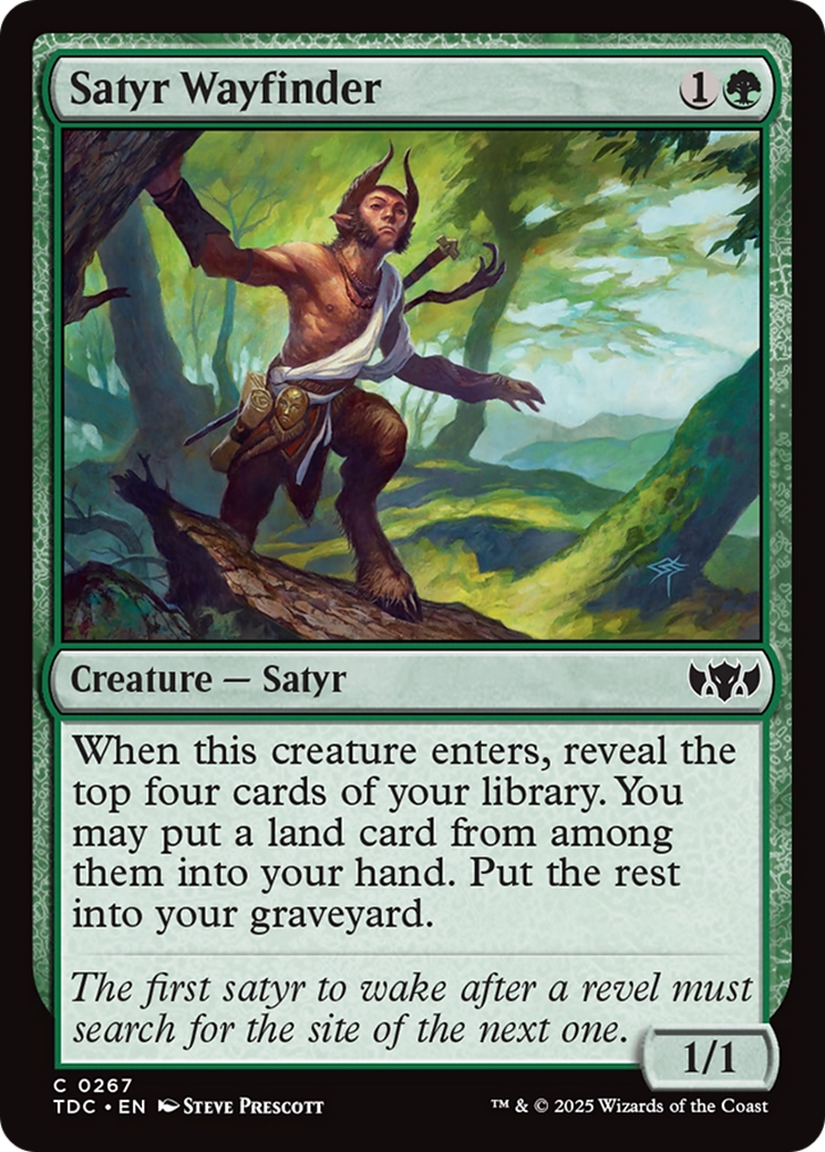Satyr Wayfinder [Tarkir: Dragonstorm Commander] | Anubis Games and Hobby