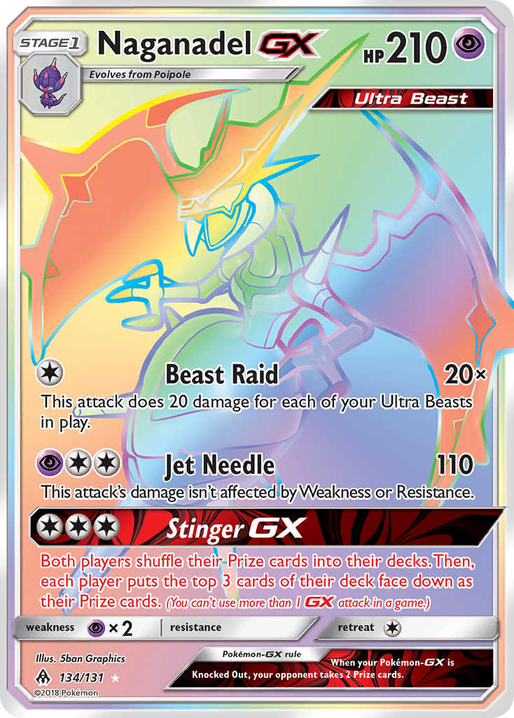 Naganadel GX (134/131) [Sun & Moon: Forbidden Light] | Anubis Games and Hobby