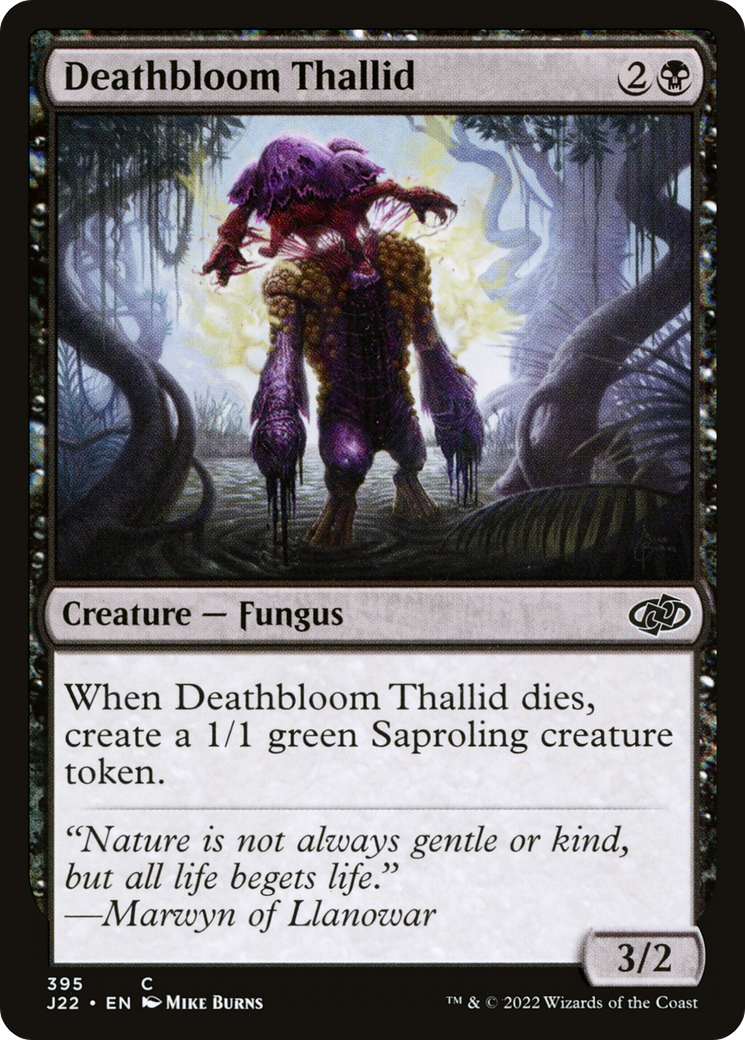 Deathbloom Thallid [Jumpstart 2022] | Anubis Games and Hobby