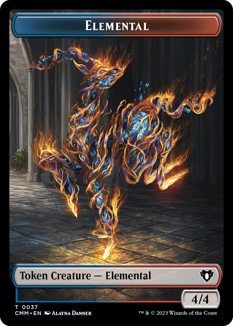 Elemental Token (37) [Commander Masters Tokens] | Anubis Games and Hobby