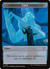Copy // Clue Double-Sided Token [Edge of Eternities Commander Tokens] | Anubis Games and Hobby