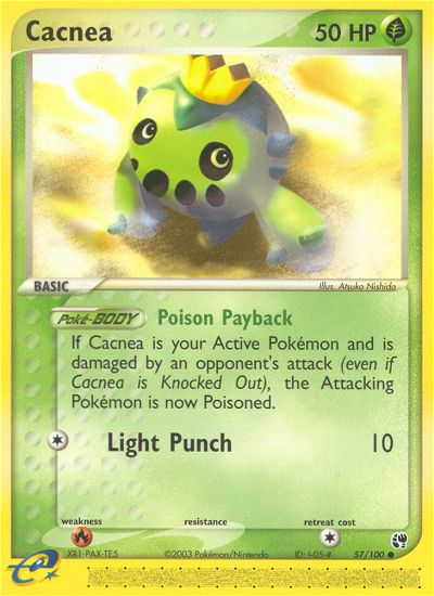 Cacnea (57/100) [EX: Sandstorm] | Anubis Games and Hobby