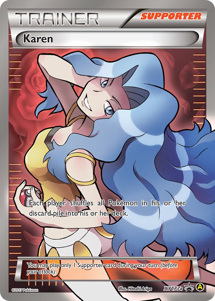 Karen (XY177a) [Alternate Art Promos] | Anubis Games and Hobby