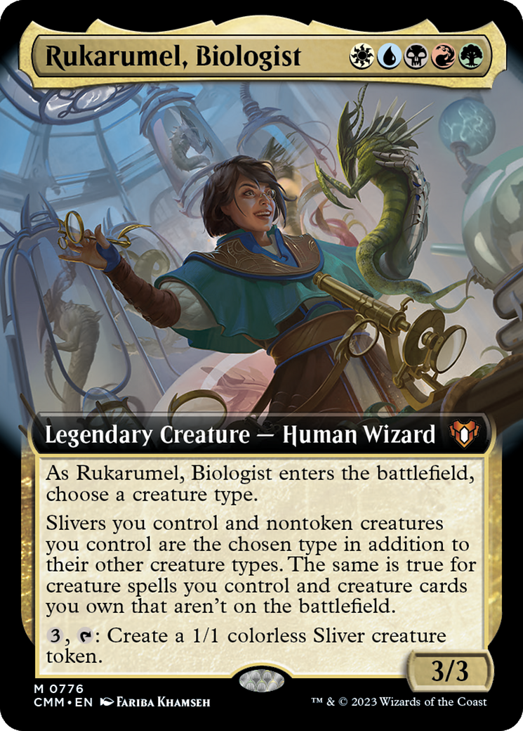 Rukarumel, Biologist (Extended Art) [Commander Masters] | Anubis Games and Hobby