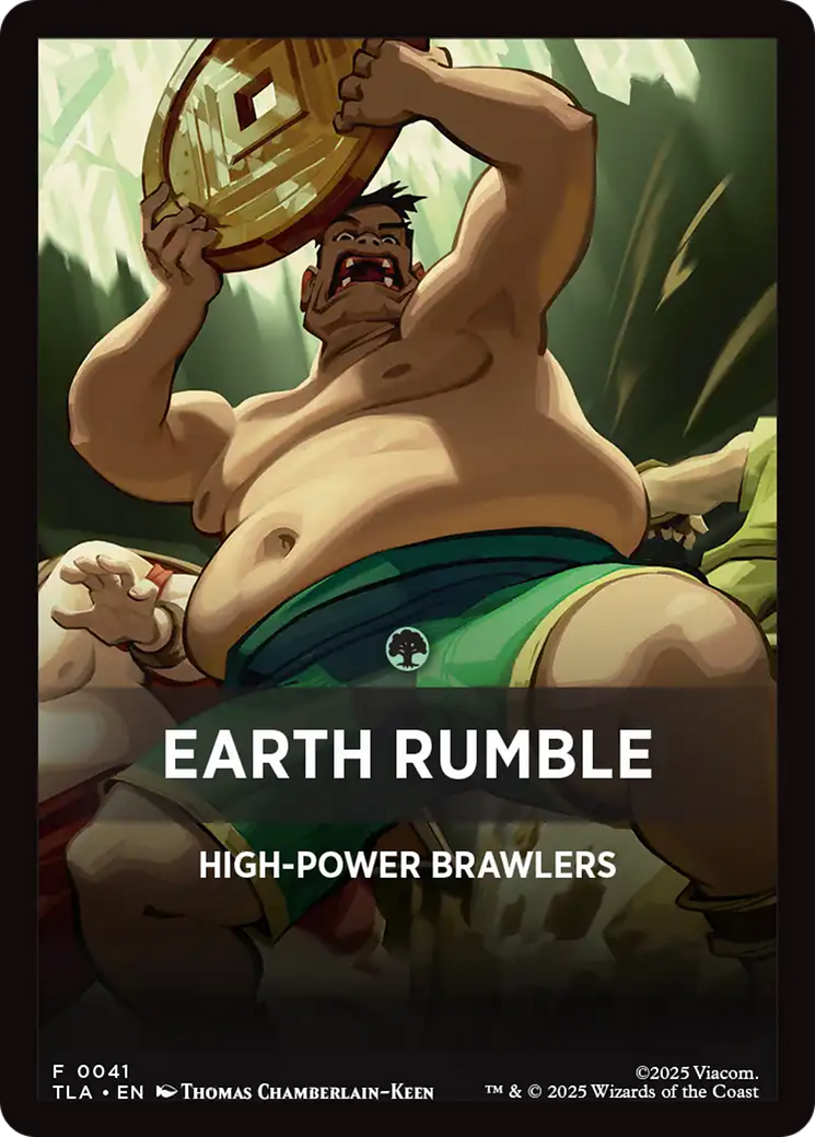 Earth Rumble Theme Card [Avatar: The Last Airbender Tokens] | Anubis Games and Hobby