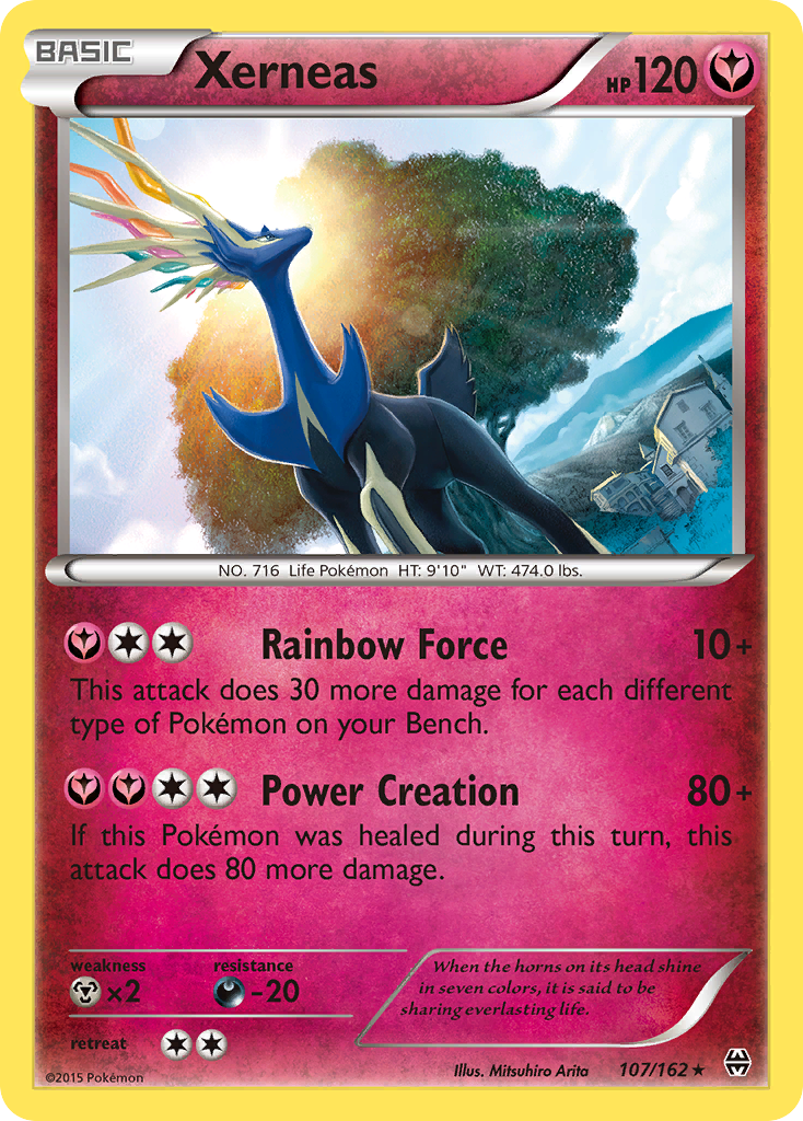 Xerneas (107/162) [XY: BREAKthrough] | Anubis Games and Hobby