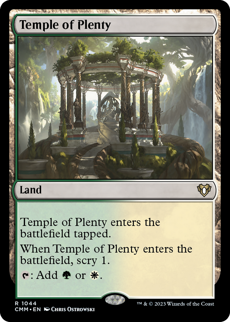 Temple of Plenty [Commander Masters] | Anubis Games and Hobby