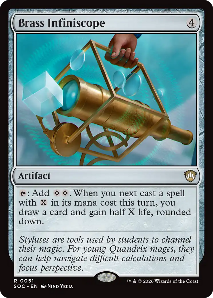 Brass Infiniscope [Secrets of Strixhaven Commander] | Anubis Games and Hobby