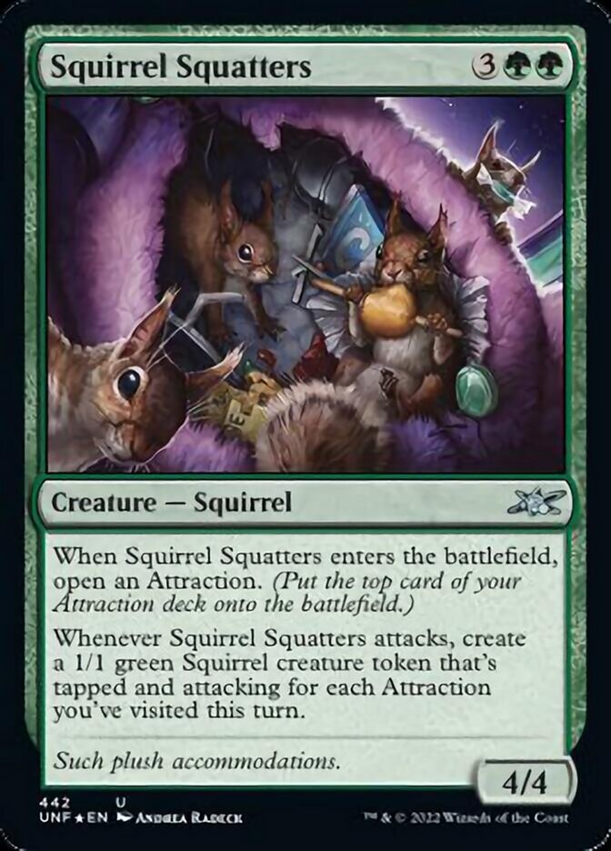 Squirrel Squatters (Galaxy Foil) [Unfinity] | Anubis Games and Hobby