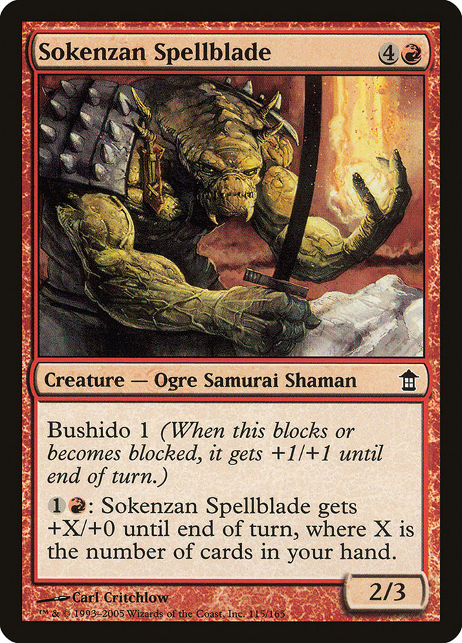 Sokenzan Spellblade [Saviors of Kamigawa] | Anubis Games and Hobby