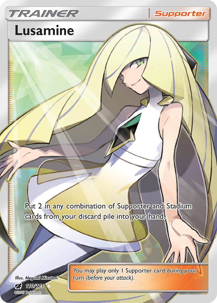 Lusamine (110/111) [Sun & Moon: Crimson Invasion] | Anubis Games and Hobby