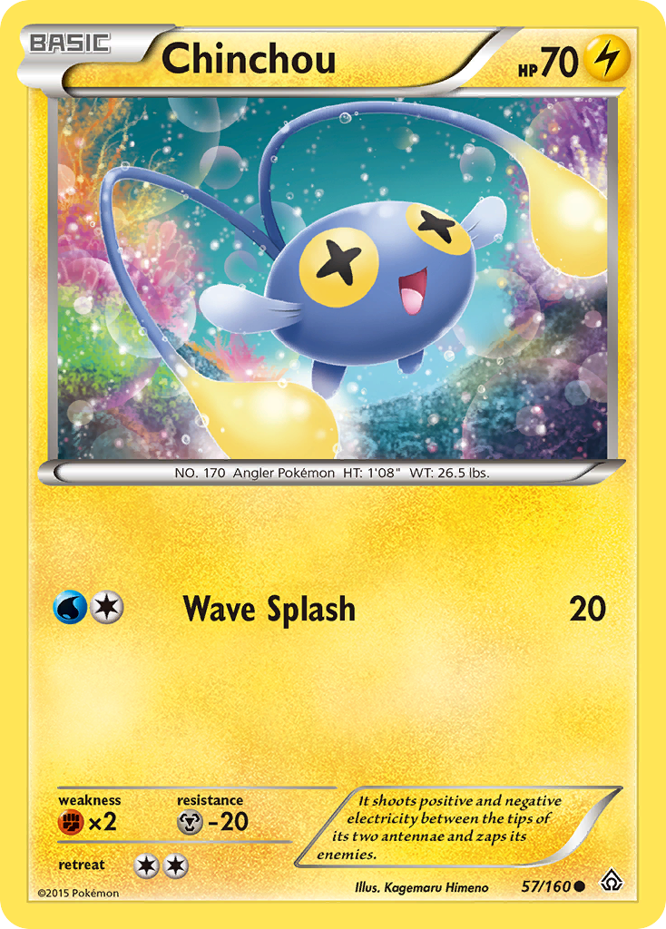 Chinchou (57/160) [XY: Primal Clash] | Anubis Games and Hobby