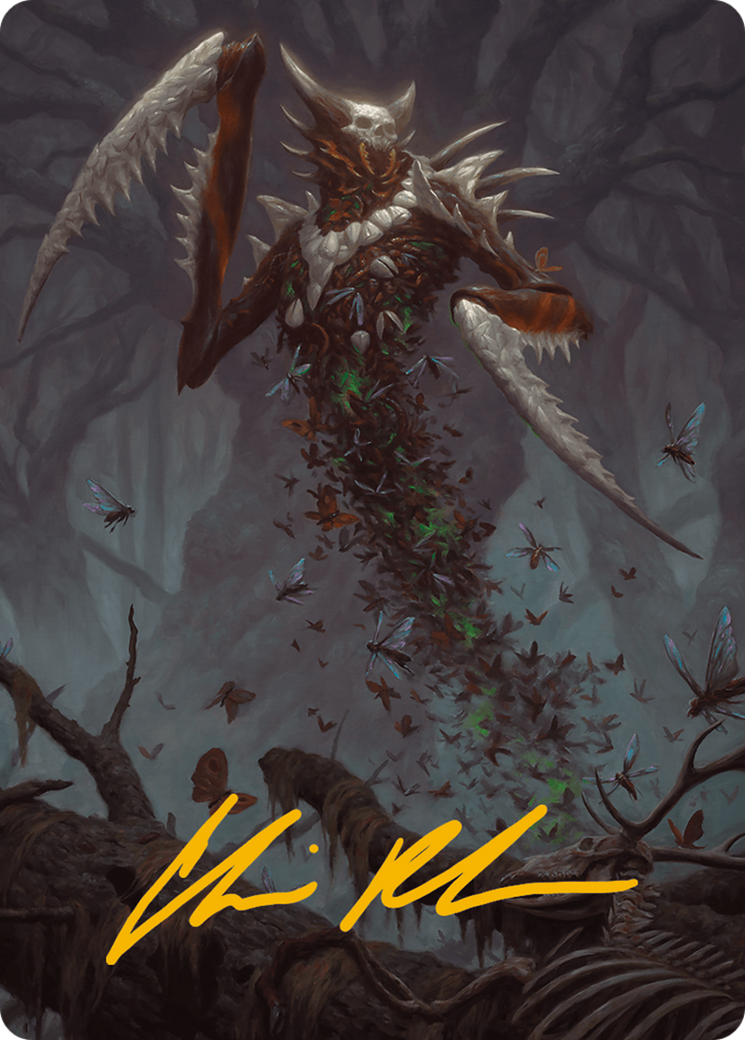 Grist, the Plague Swarm Art Card (Gold-Stamped Signature) [Modern Horizons 3 Art Series] | Anubis Games and Hobby