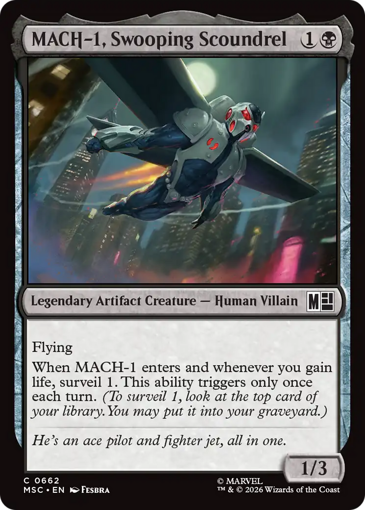 MACH-1, Swooping Scoundrel [Marvel Super Heroes Commander] | Anubis Games and Hobby