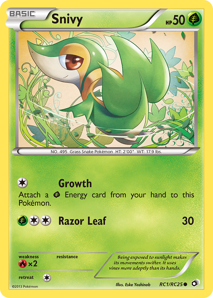 Snivy (RC1/RC25) [Black & White: Legendary Treasures] | Anubis Games and Hobby