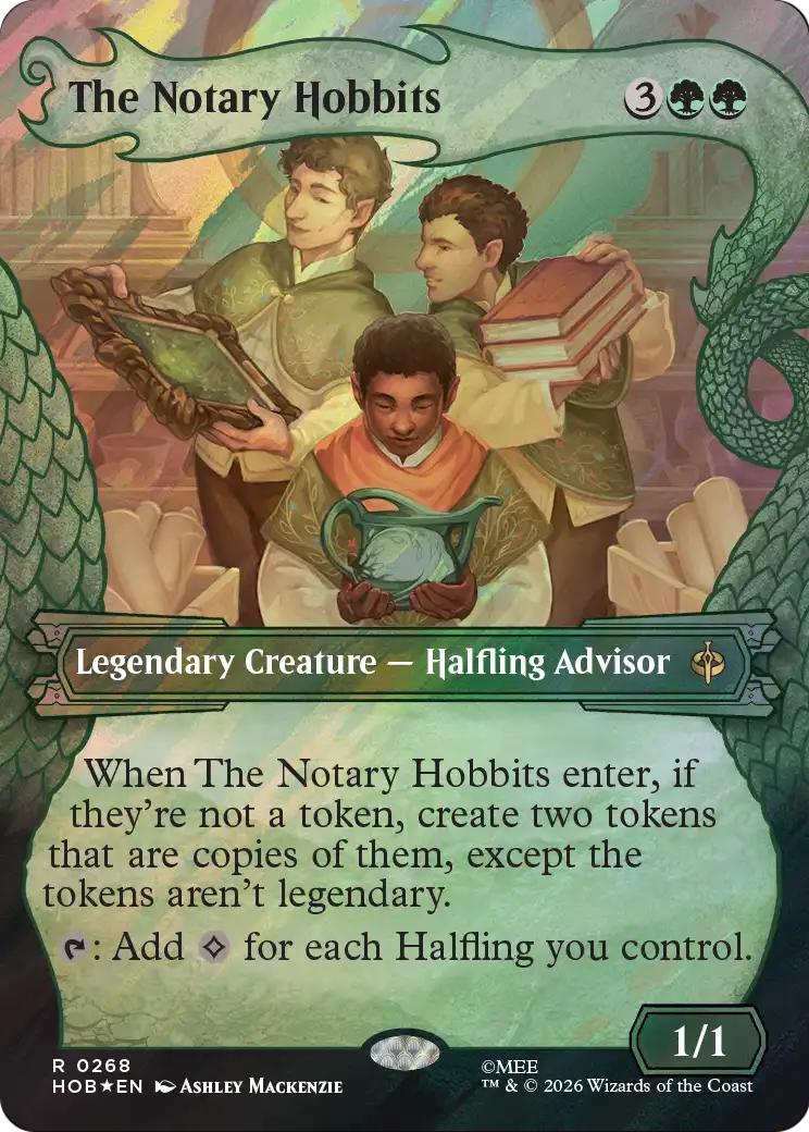 The Notary Hobbits (Showcase) (Surge Foil) [The Hobbit] | Anubis Games and Hobby