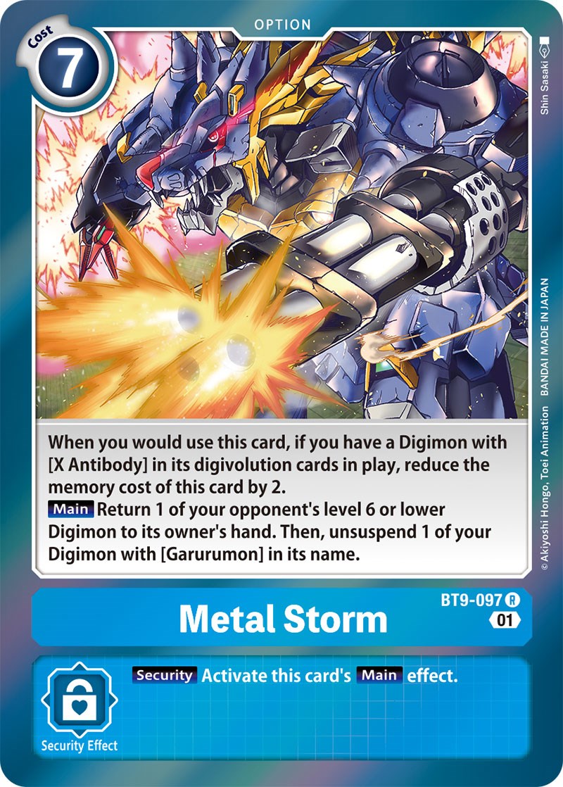 Metal Storm [BT9-097] [X Record] | Anubis Games and Hobby