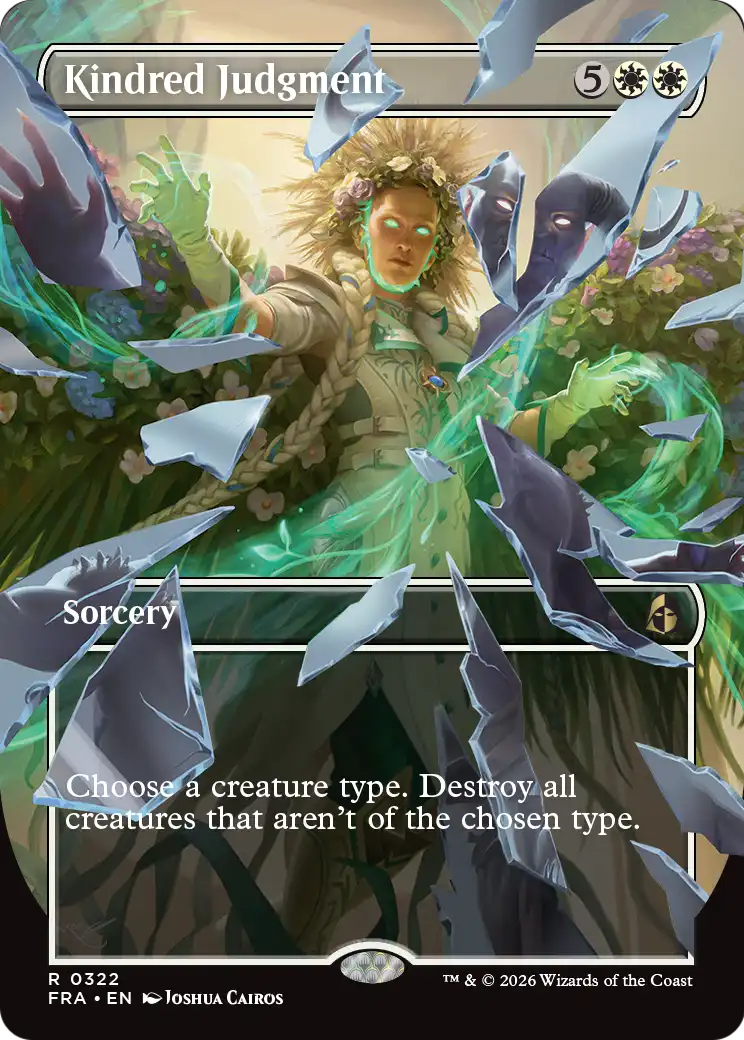 Kindred Judgment (Borderless) [Reality Fracture] | Anubis Games and Hobby