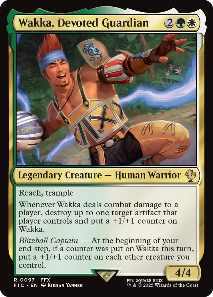 Wakka, Devoted Guardian [FINAL FANTASY Commander] | Anubis Games and Hobby