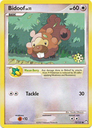 Bidoof (73/123) [Countdown Calendar Promos] | Anubis Games and Hobby