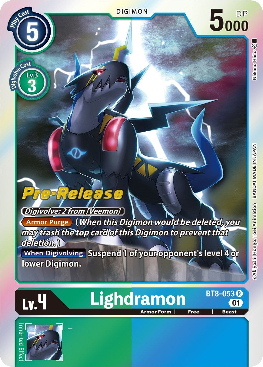 Lighdramon [BT8-053] [New Awakening Pre-Release Cards] | Anubis Games and Hobby