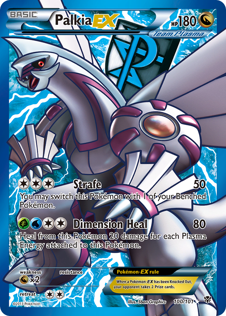 Palkia EX (100/101) [Black & White: Plasma Blast] | Anubis Games and Hobby