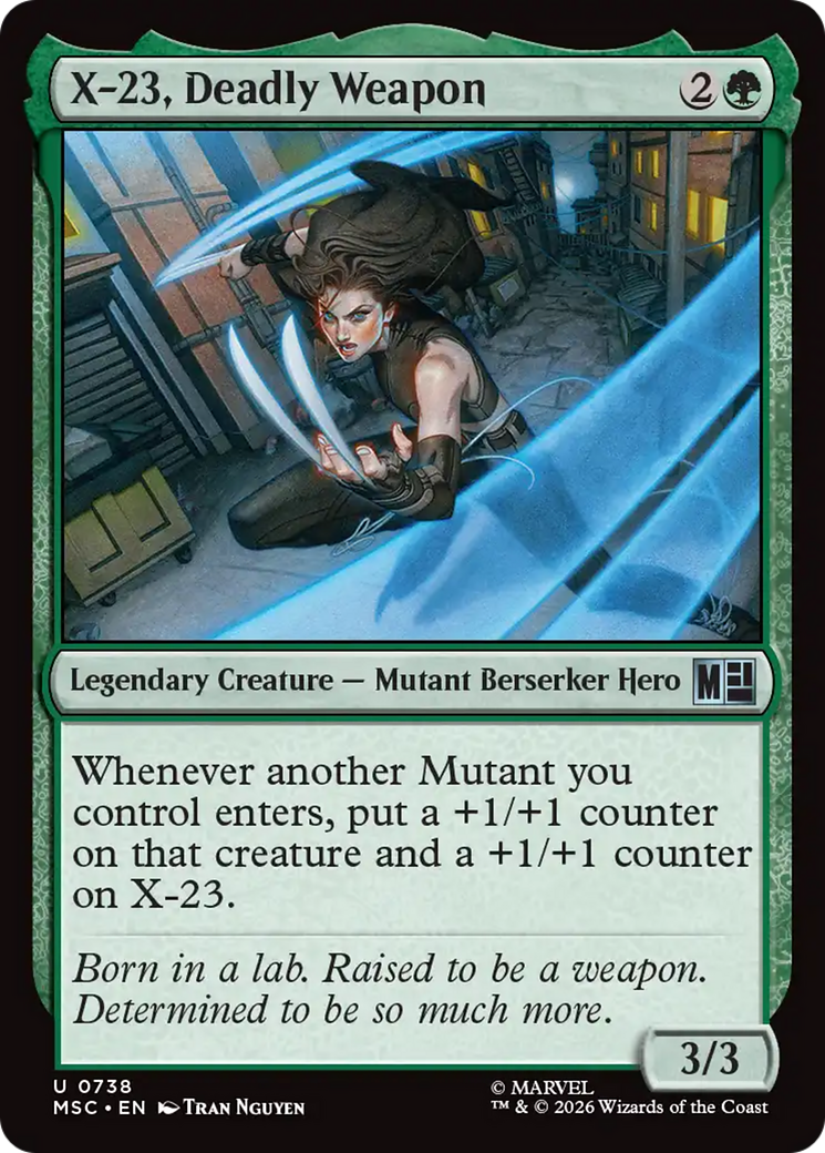 X-23, Deadly Weapon [Marvel Super Heroes Commander] | Anubis Games and Hobby