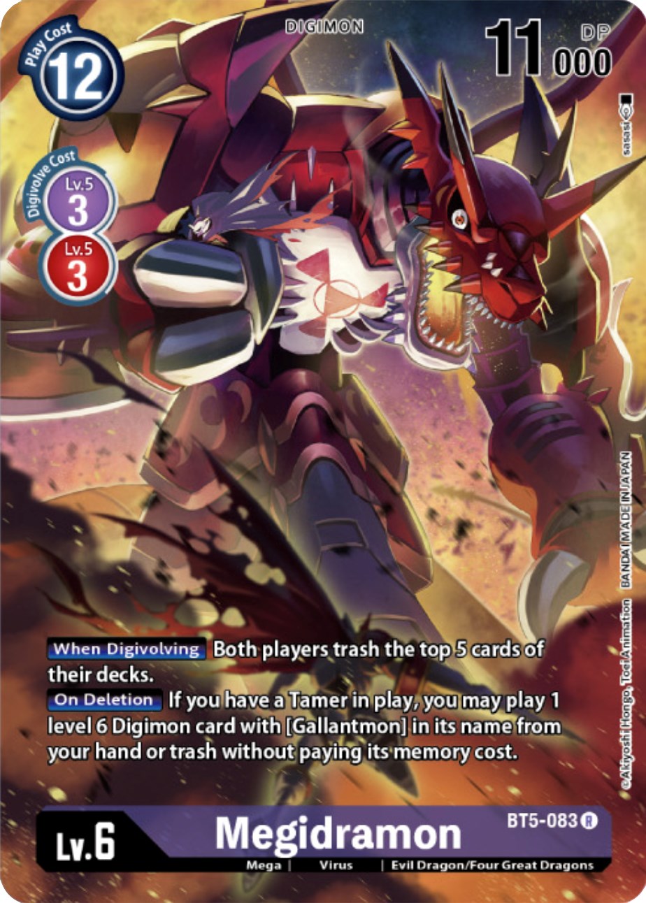 Megidramon [BT5-083] (Digimon Card Game Deck Box Set) [Battle of Omni Promos] | Anubis Games and Hobby