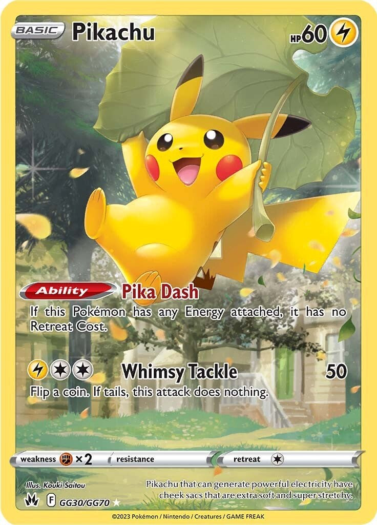 Pikachu (GG30/GG70) [Sword & Shield: Crown Zenith] | Anubis Games and Hobby