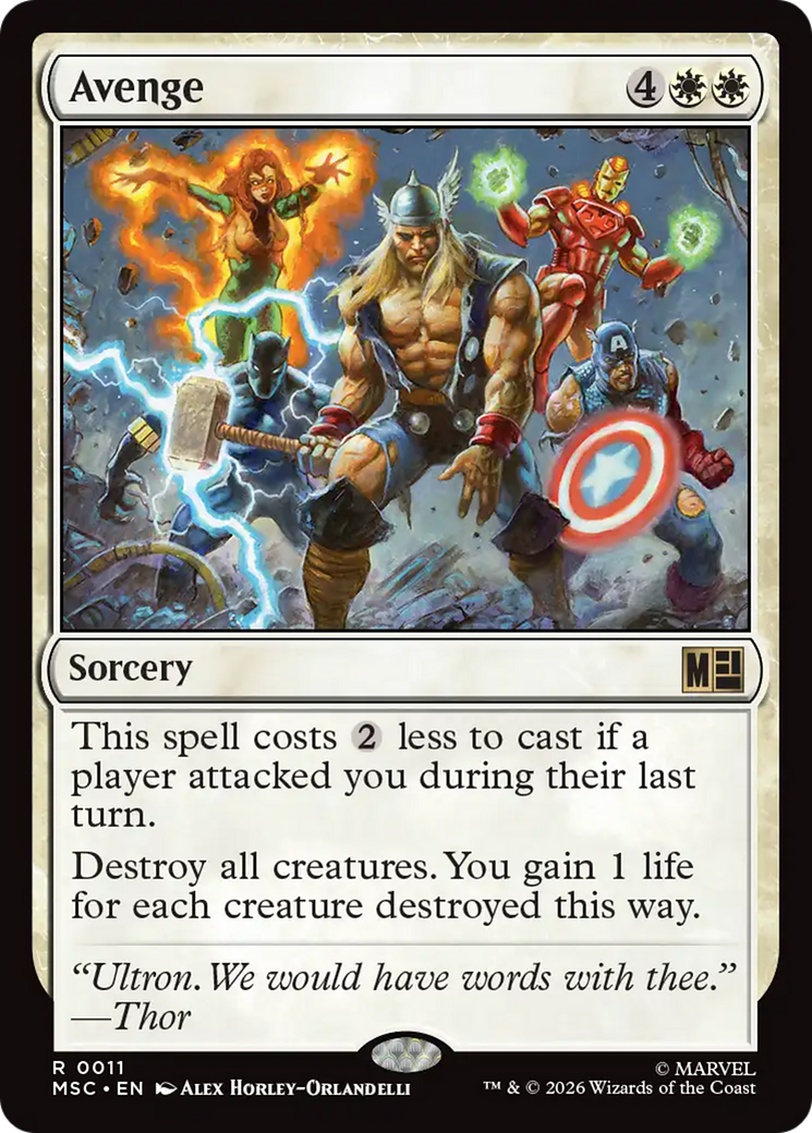 Avenge [Marvel Super Heroes Commander] | Anubis Games and Hobby