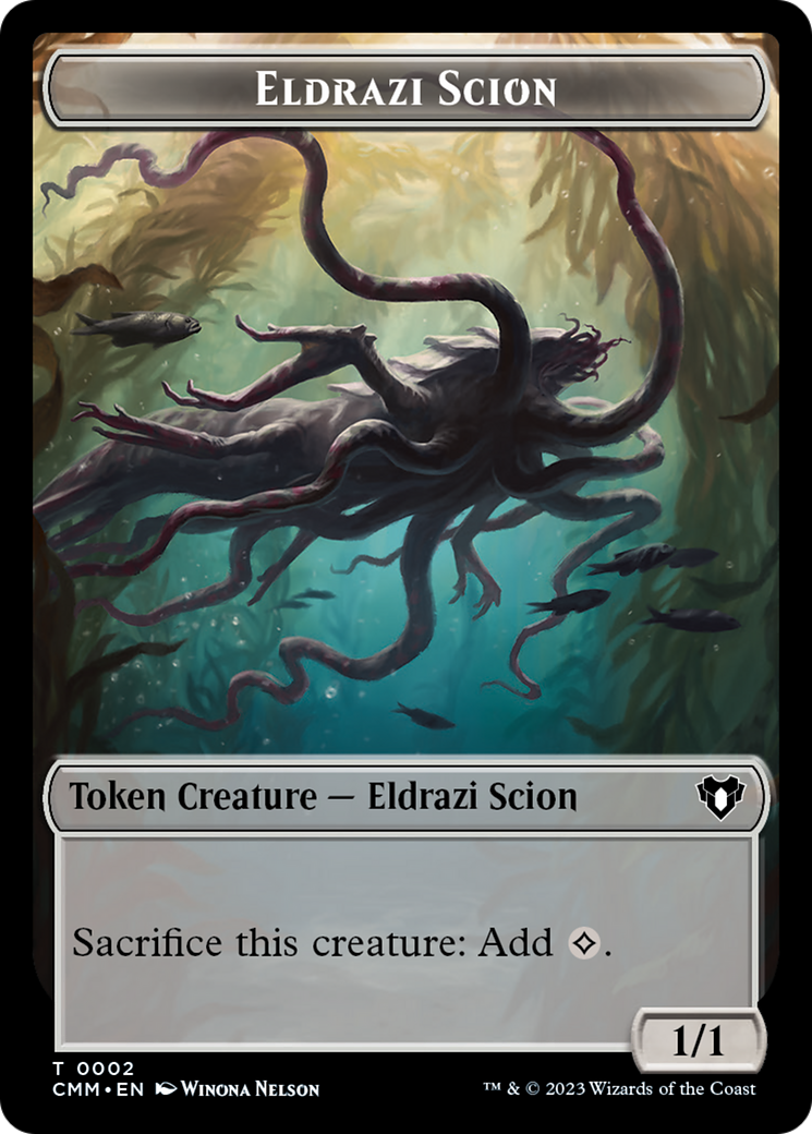 Spirit // Eldrazi Scion Double-Sided Token [Commander Masters Tokens] | Anubis Games and Hobby