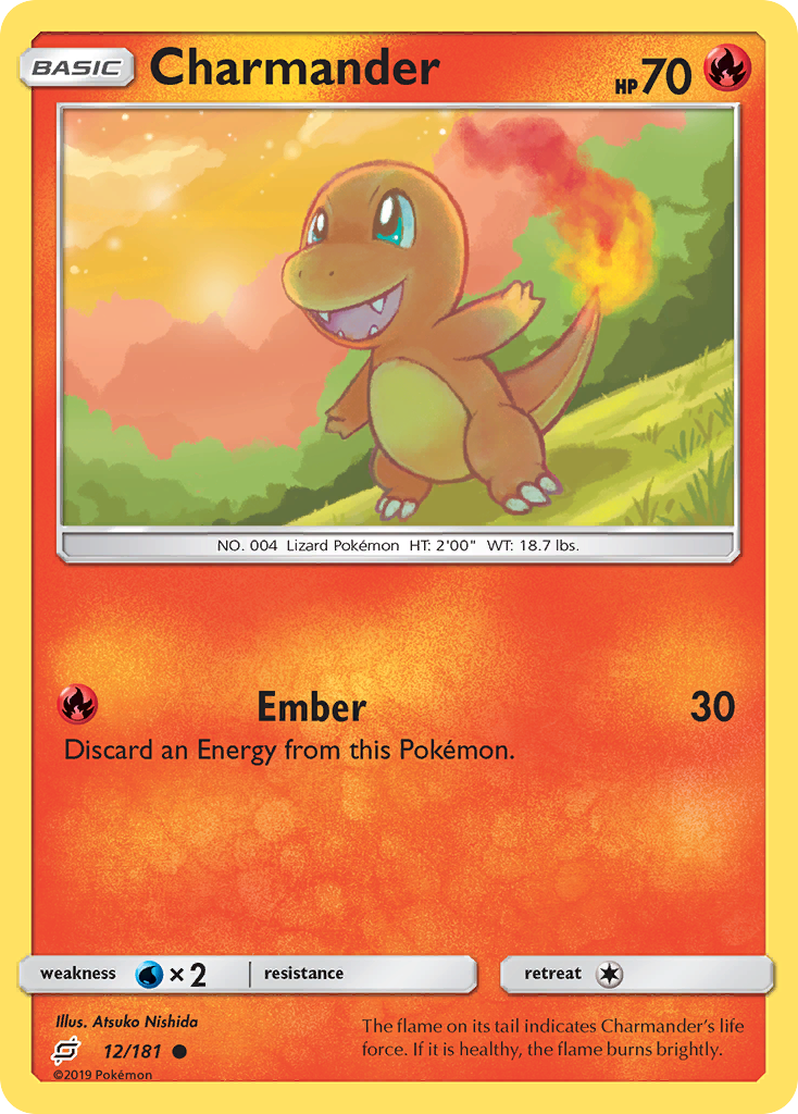 Charmander (12/181) [Sun & Moon: Team Up] | Anubis Games and Hobby