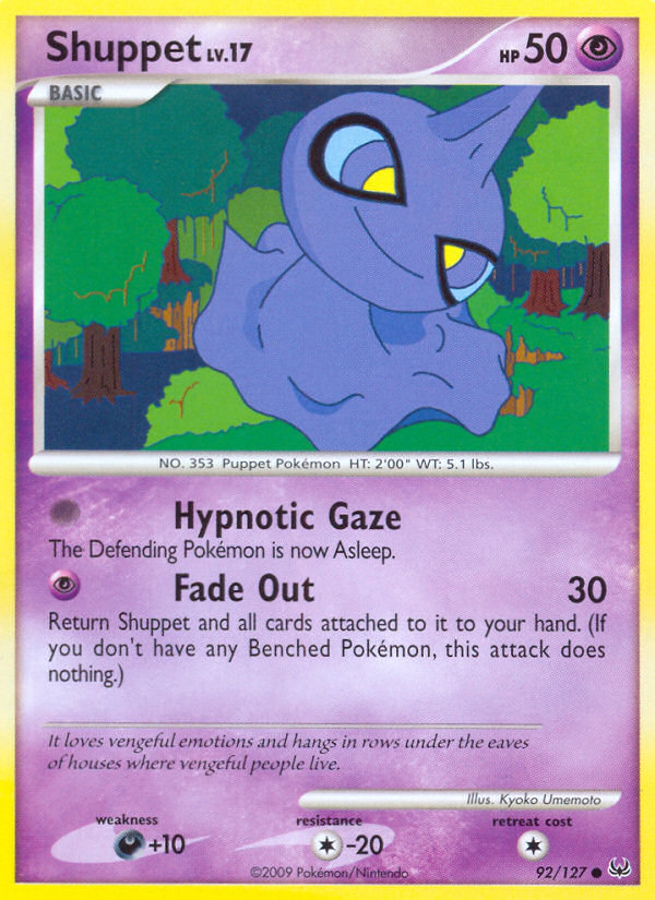 Shuppet (92/127) [Platinum: Base Set] | Anubis Games and Hobby