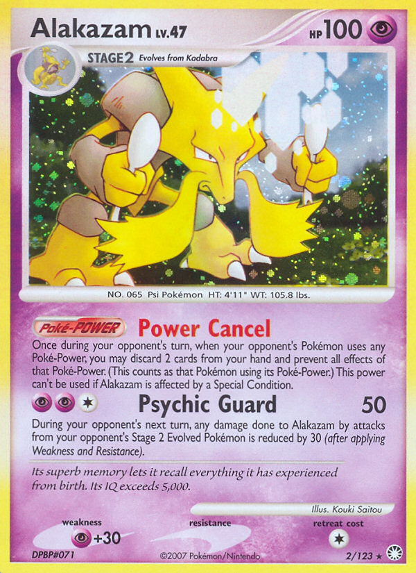 Alakazam (2/123) [Diamond & Pearl: Mysterious Treasures] | Anubis Games and Hobby