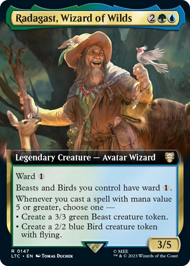 Radagast, Wizard of Wilds (Extended Art) [The Lord of the Rings: Tales of Middle-Earth Commander] | Anubis Games and Hobby