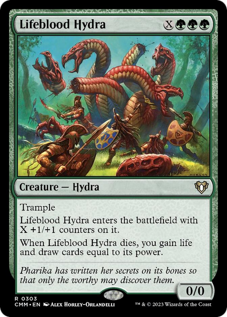 Lifeblood Hydra [Commander Masters] | Anubis Games and Hobby